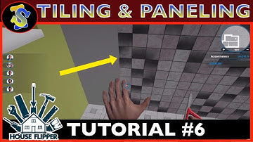 House Flipper Tutorial | How Tiling & Paneling Works | #TipsTricks #HouseFlipperTutorials