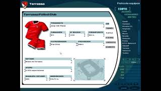 PC Futbol 2000 - Base de datos - Terrassa
