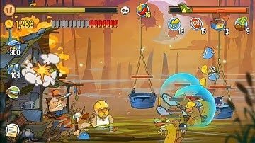 Swamp Attack - Hard Mode. Episode 10 Level 22 Gameplay Android walkthrough
