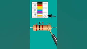 2k ohm resistor color code // 2k resistor color code // #shortvideo