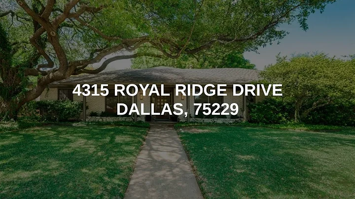 4315 Royal Ridge Drive | Dallas Real Estate
