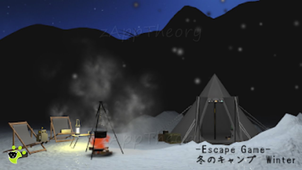 Winter Camping Escape 冬のキャンプ Walkthrough 脱出ゲーム 攻略 [FaPlus Games Shun