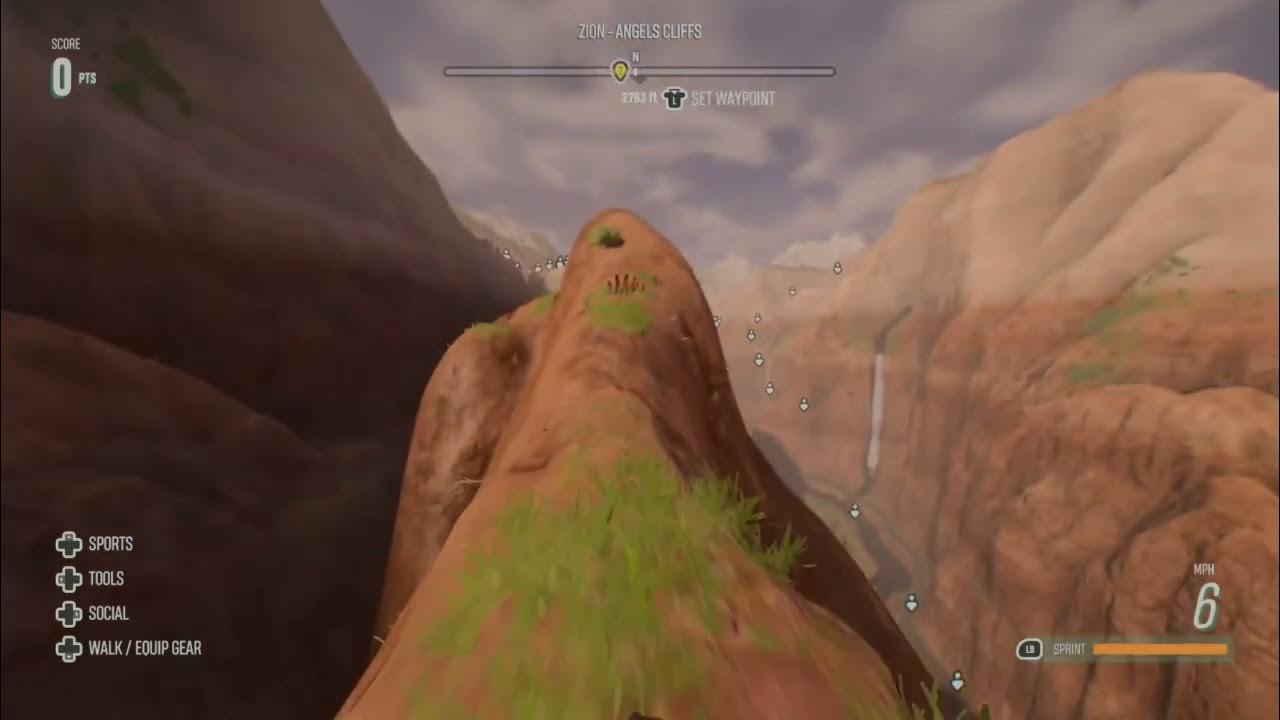 Riding along the Angels Cliffs in ZionRiders Republic YouTube