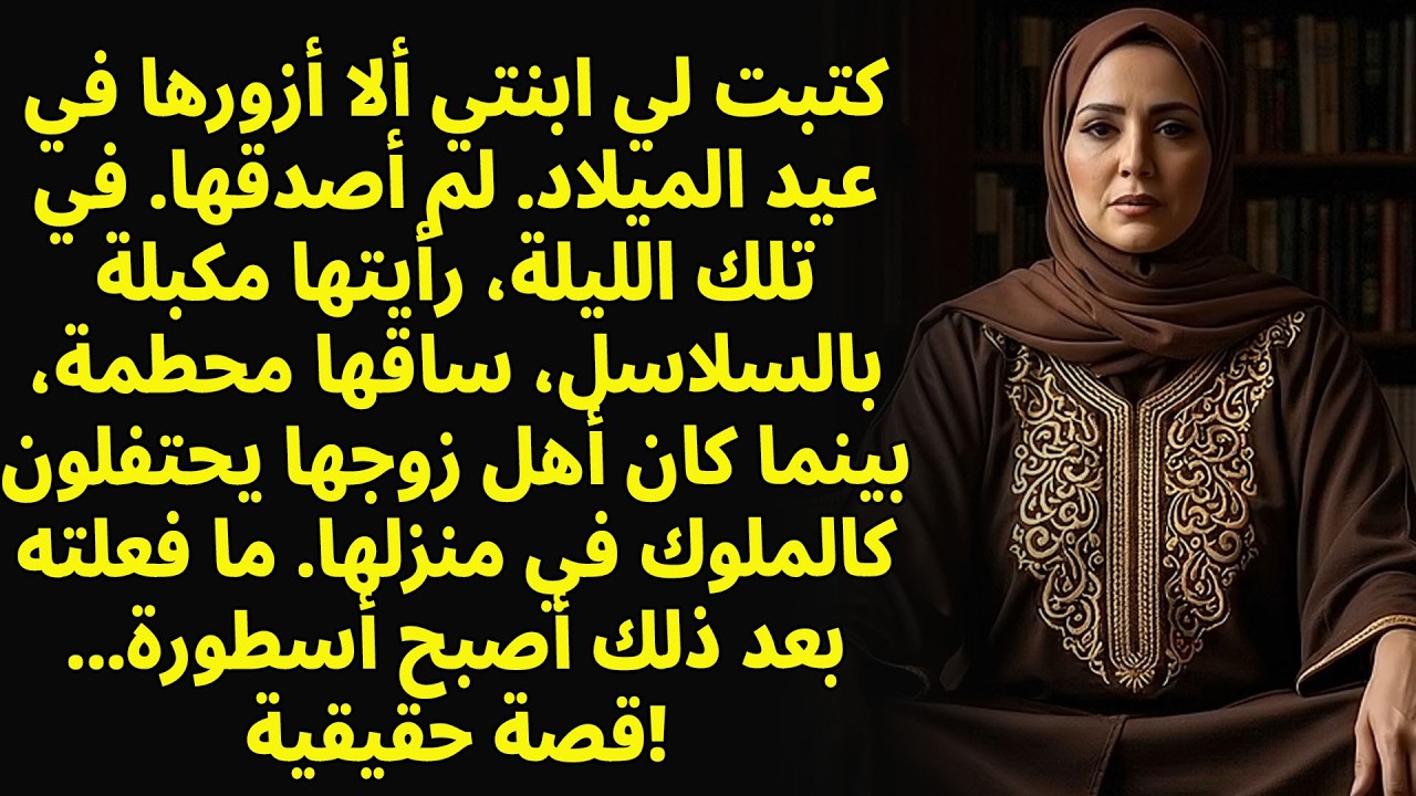 ابنتي قضت عيد الميلاد مقيدة بالسلاسل... وأهل الزوج يحتفلون في منزلها. عندما رأيتها، تغير كل شيء...