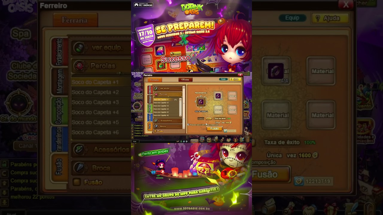 Chegou a hora guerreiros 🎃⚔️ DDToasis no tema halloween, dia 17/10 às 