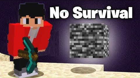 AQUELE DIA QUE EU PEGUEI UMA BEDROCK NO SURVIVAL