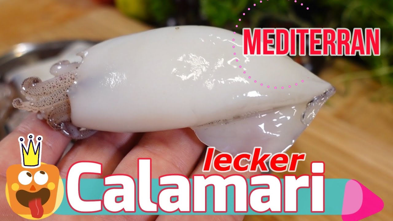 Calamari Mediterran lecker und schnelles Rezept aromatische Mittelmeerküche  Laktose u  Glutenfrei!