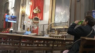 Catholics in Madrid react to start of conclave to choose next pope