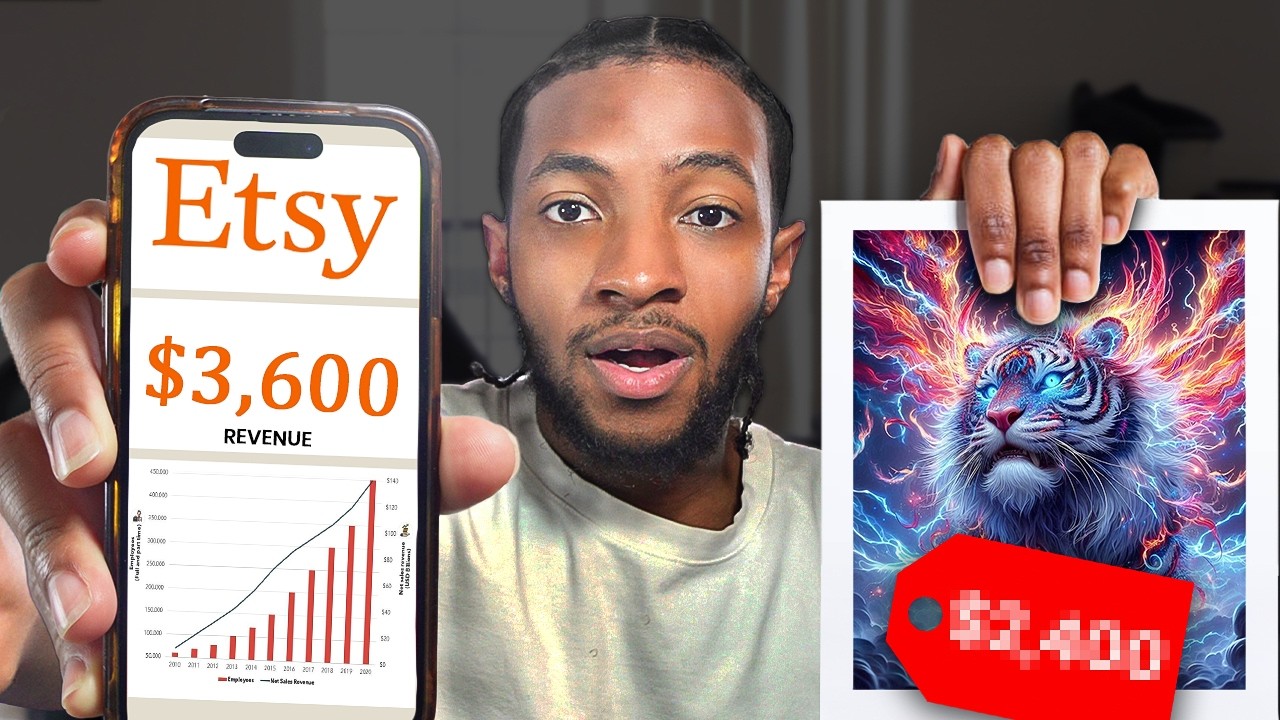 I Tried Selling AI Art Prints On Etsy For 30 Days - YouTube