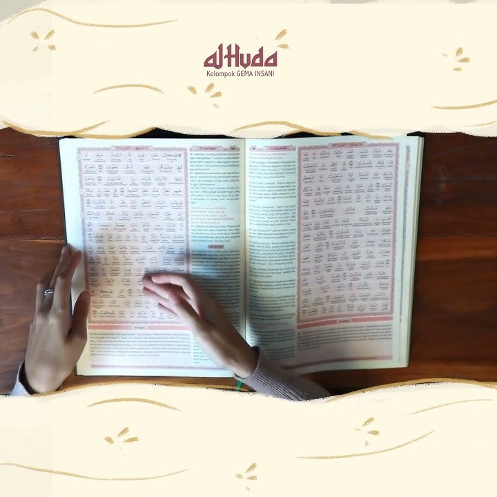 Al Qur'an Terjemah Perkata Mushaf Lafziyyah Ukuran Besar A4 dari Al Huda Qur'an #AlQuranTerjemah