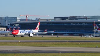 Attention Planespotter - Edelweiss Airline special at Zurich Airport (February 2020),  4K