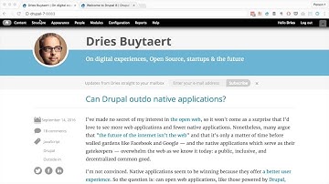 Drupal 8.2 migrate - buytaert.net example