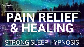 Guided Sleep Meditation - Release Pain & Heal (Pain Free Sleep Meditation) Black Screen