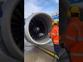 Jet Engine Cleaning While ON 🤯 #shorts