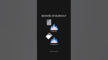 🔥 Beware of Burnout: Why Consistency Beats Intensity! #motivation