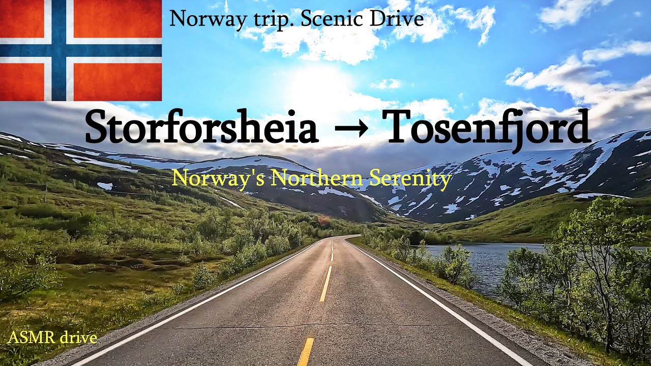 🌟 ASMR Road Trip Adventure: From Storforshei to Tosenfjord – Norway's Northern Serenity 🌟