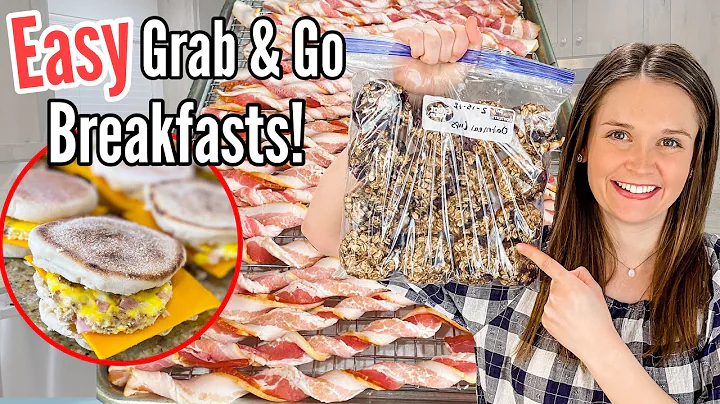 5 GRAB N' GO Breakfast Meal Prep Ideas | BEST Quic...