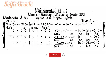 Nwin naanabol Bari (Lamb of God) Agnus Dei - Jude Nnam | Our Lady's Choir Rumuepirikom. ( Q.A.C.C).