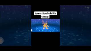 agumon digivole to blitz greymon #trending #digimon #anime