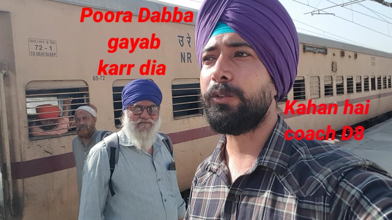 Train journey from Amritsar to Sirhind | Indian railways ka jhol | Fatehgarh Sahib #trainjourney