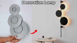 How To Make House Interior Home Decoration Wall Light Living Room Wall Lamp Decoration Idea Diy Lamp