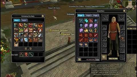 Extreme-SRO Reborn START ITEMS !