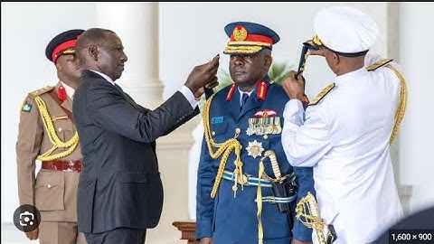 LIVE: President Ruto Presides Over The Swearing-in of KDF Leadership, State House, Nairobi County