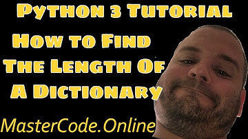 How To Find The Length Of A Dictionary In Python 3