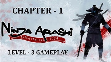 Ninja Arashi – Chapter 1 Level 3 Gameplay @GameOptionChannel 