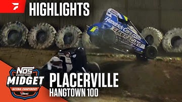 Chaotic Hangtown 100 | USAC Midgets at Placerville Speedway 11/15/25 | Highlights