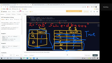 Leetcode 567. Permutation in String. Sliding Window. Python