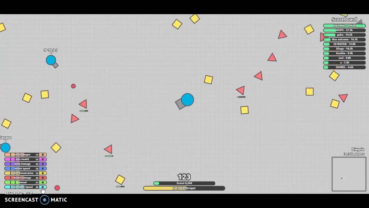 DESTROYER OVER GUNNER? | Diep.io - YouTube