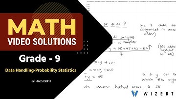 Maths Word Problems for 9th Grade - Grade 9 Data Handling –Probability And Statistics-Set 1605758411