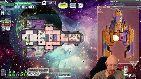 FTL Hard mode, NO pause, Random ships! Kestrel C, 3rd run