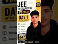 JEE Preparation Day 1 | No Motivation, Just Discipline #Shorts#YouTubeShorts#ShortsFeed#study #vlog😱