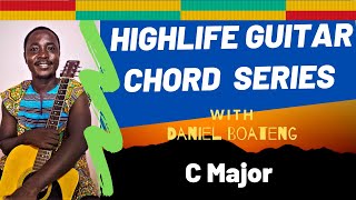 how to play highlife guitar (c major chords)