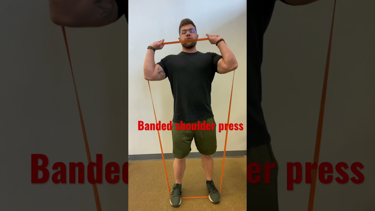Banded shoulder press