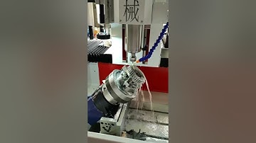 Five axis drilling inclined holes for gears high speed rotation processing CNC drilling machine