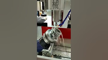 Five axis drilling inclined holes for gears high speed rotation processing CNC drilling machine