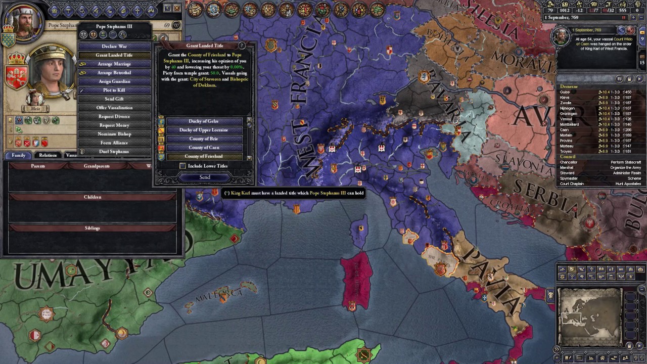 Crusader Kings Ii Speedrun Holy Roman Empire In Exactly 8 Months - 