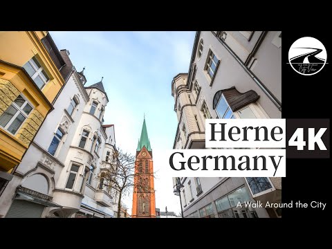 🇩🇪 Herne, GERMANY Walking Tour - 4K UHD 2022 🇩🇪