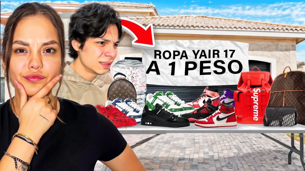 VENDÍ TODA LA ROPA DE YAIR17 A $1 PESO Y ASI REACCIONÓ - Barbie Pvm