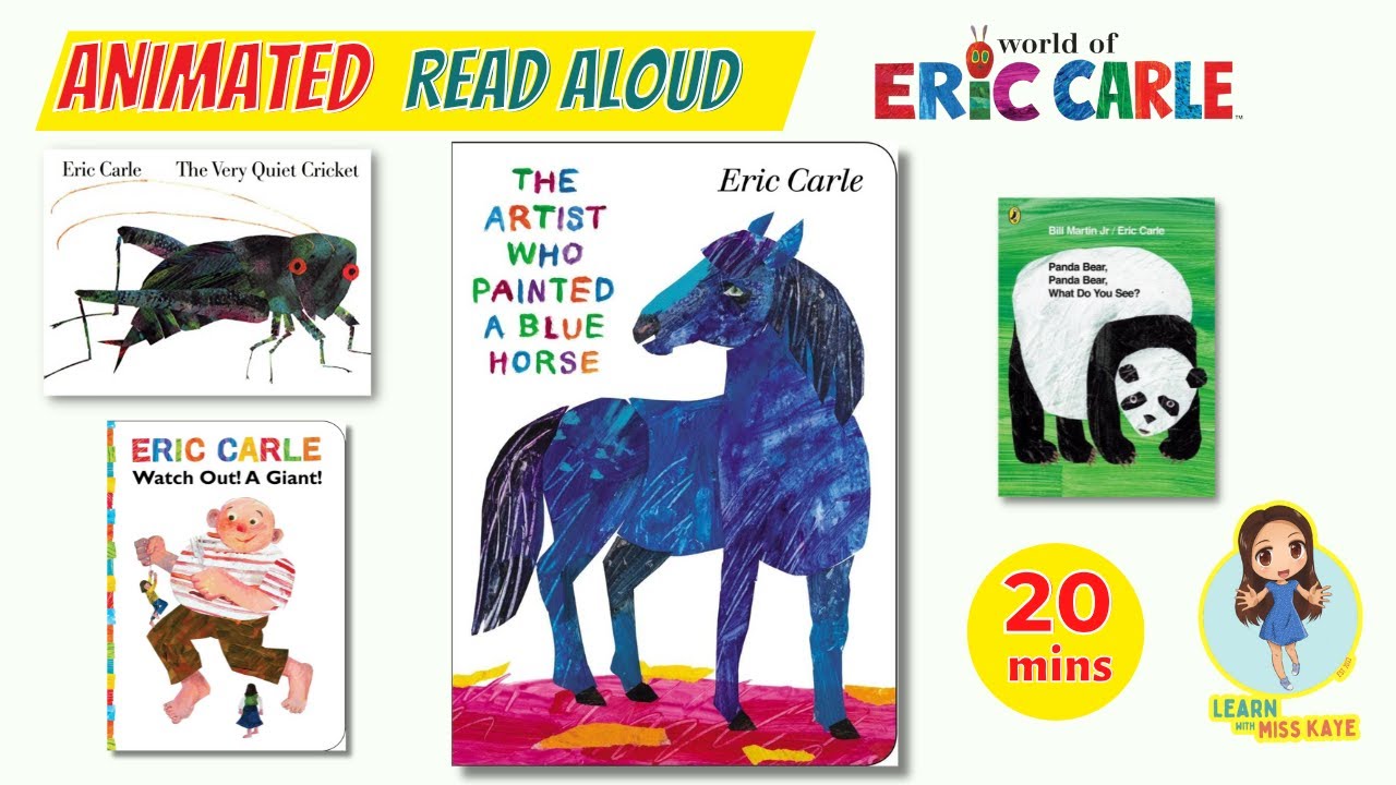 The Artist Who Painted A Blue Horse Eric Carle Animated Stories Read The artist who painted a blue horse eric carle animated stories read