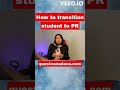 Transition from student to PR in Canada