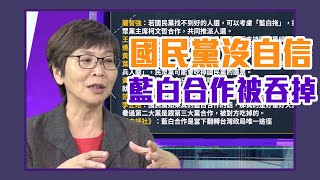 與民眾黨合作 國民黨恐被吞掉？蔡壁如：國民黨也太沒自信【Yahoo TV #彭博士觀風向】