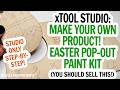 How to Make an Easter Pop Out Card in xTool Studio - You Can SELL THESE!