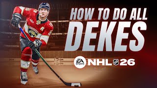How To Do All Dekes In NHL 26 (Controller Display On Screen)