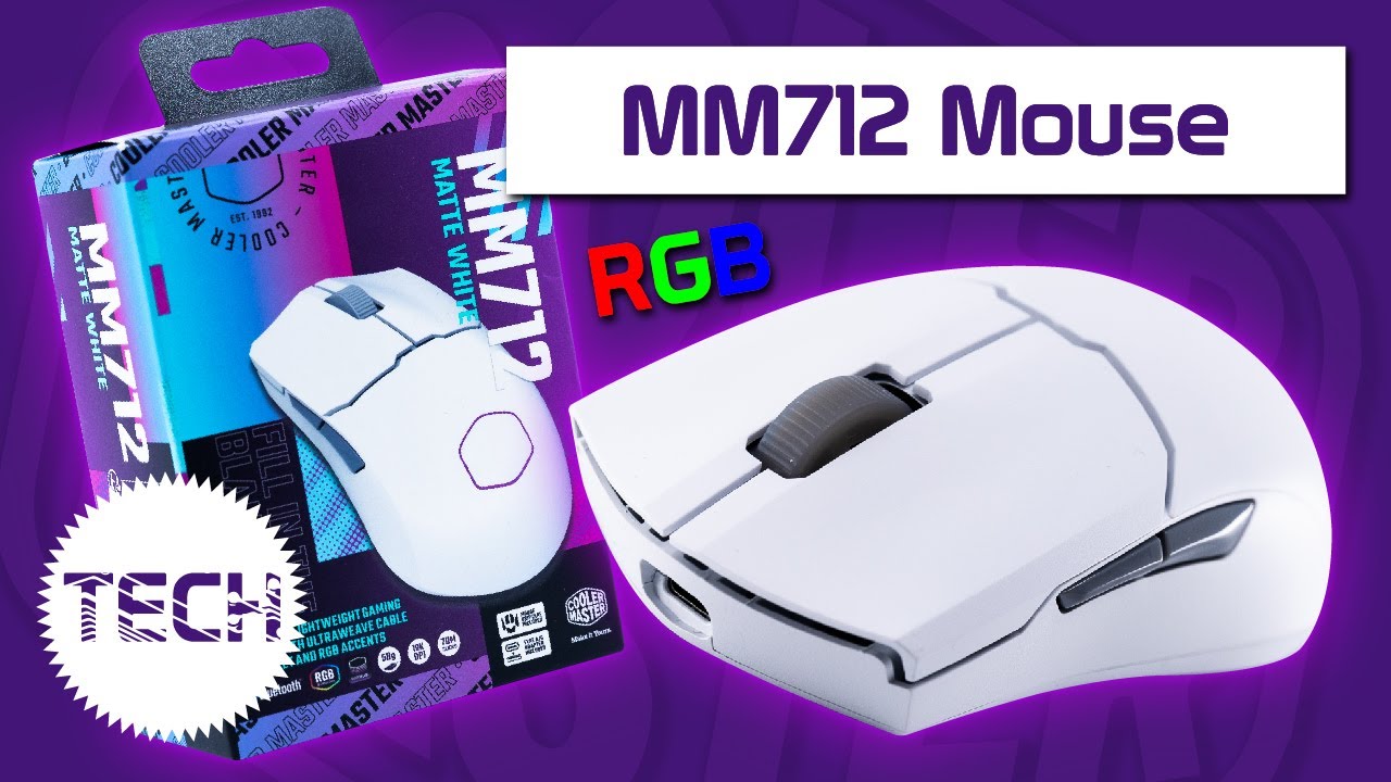 Cooler Master MM712 : Nouvelle souris gaming ultra-légère dévoilée