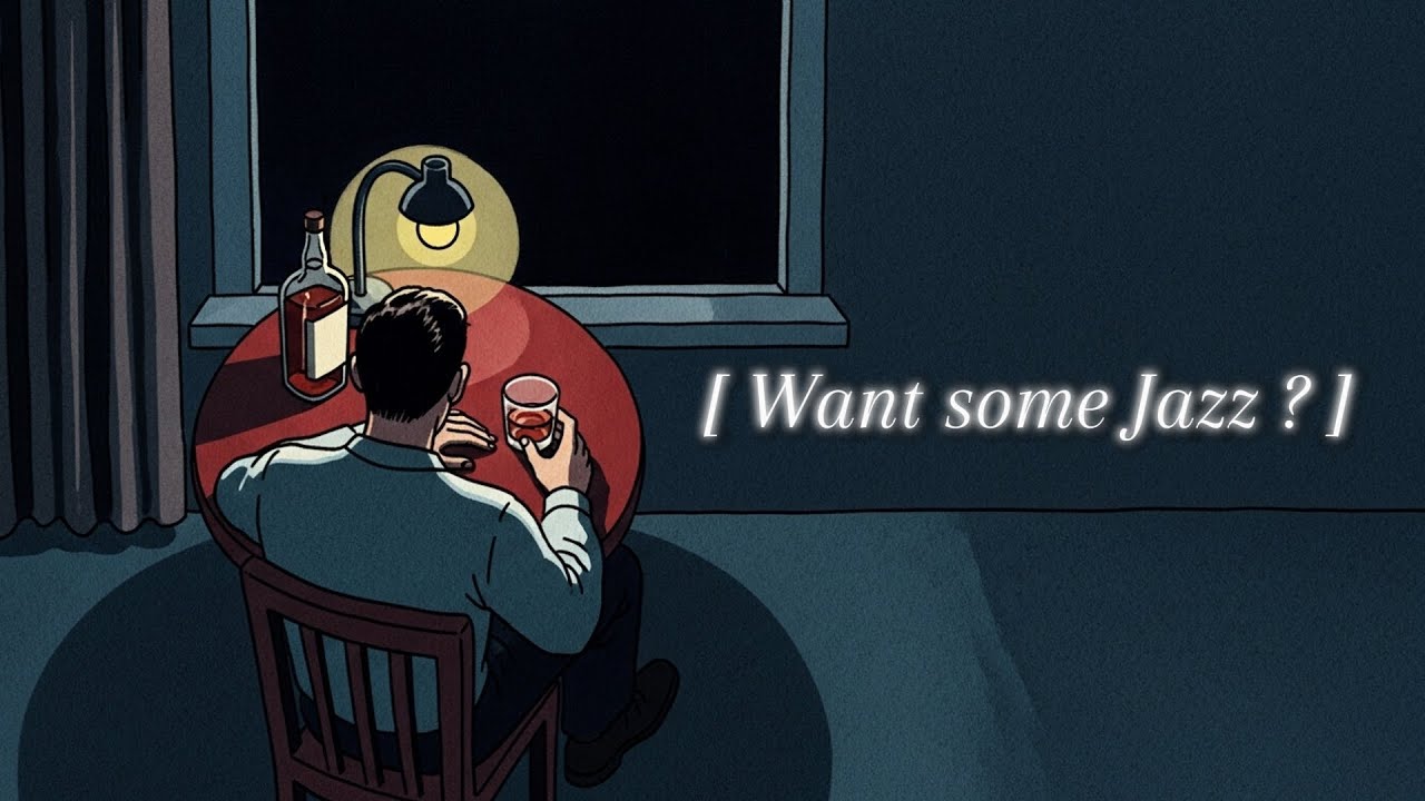 Quiet Midnight Jazz for Background Work & Late Night Stillness | Retro Lofi 1920’s Jazz