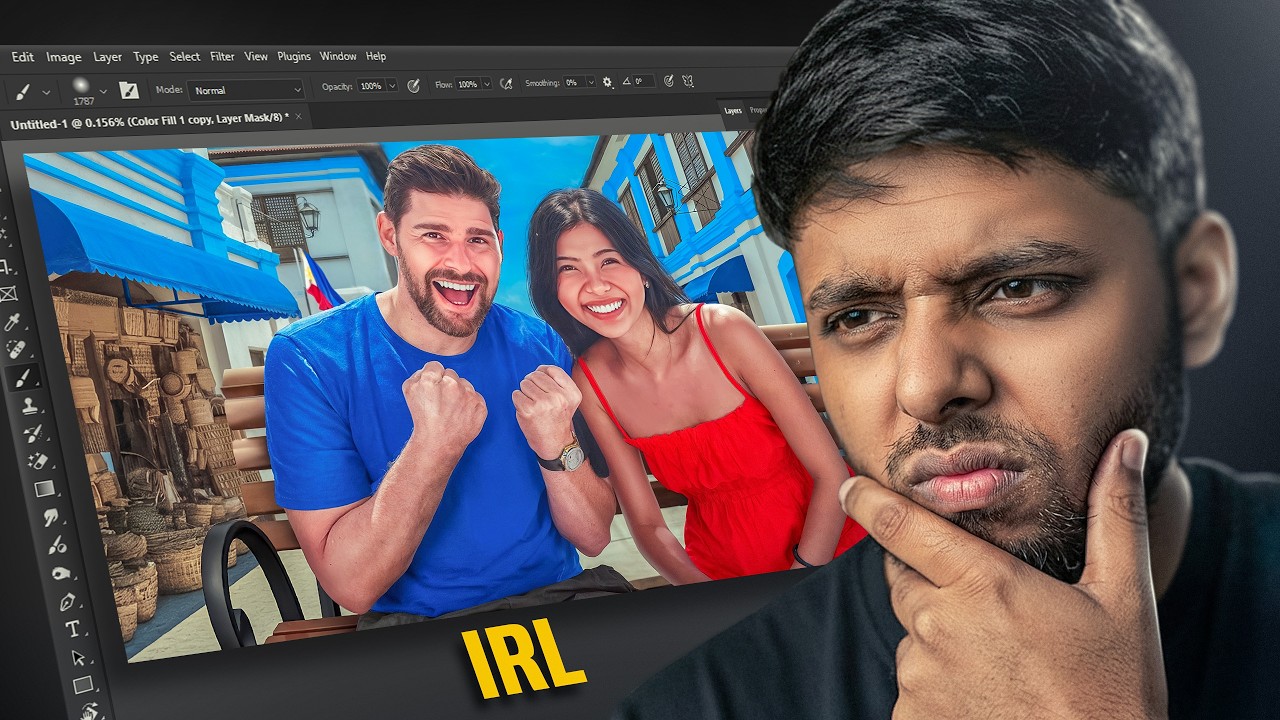 Vloging Thumbnail Design for @MakingithappenVlog //#photoshop #graphicdesign #thumbnaildesign